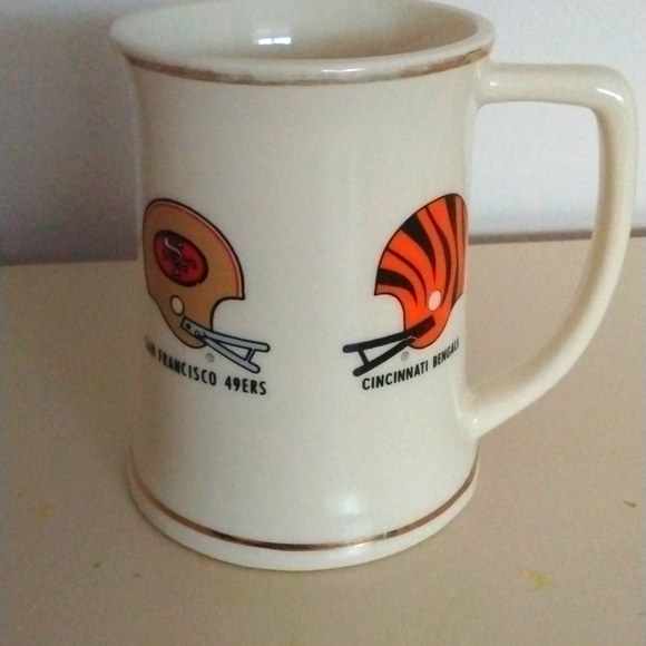 SUPER BOWL XVI 1982San Francisco 49ers vs Cincinnati Bengals mug rare - Picture 6 of 6